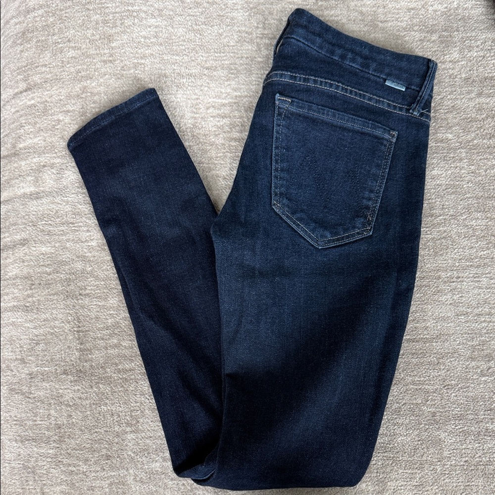 MOTHER Classic Dark Blue Women's Skinny Jeans